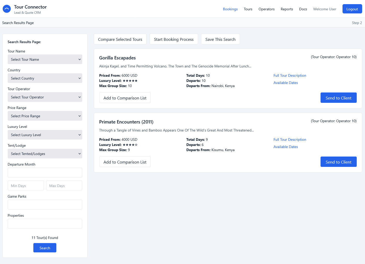 Tour Planner & Proposal Management System - Travel CRM built with Laravel, Spatie, Breeze, PDF Generation, MySQL, jQuery, Email Automation