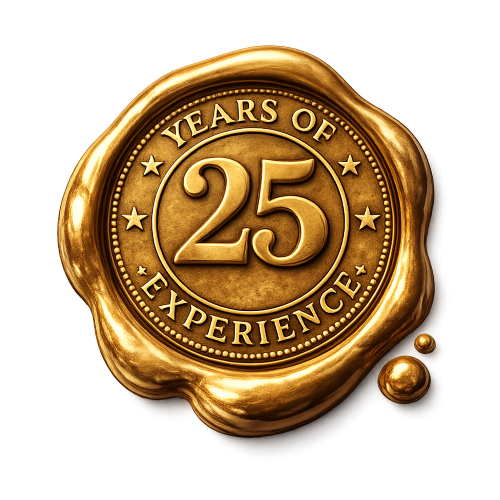 25 Years of Experience
